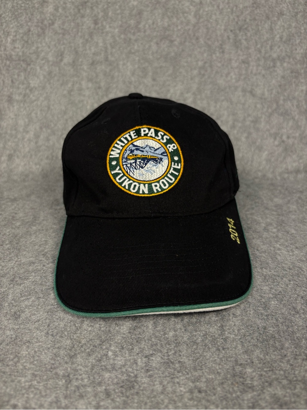 White Pass Yukon Route Skagway Alaska Railroad Embroidered Hat